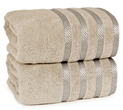 2 Pc ultrasoft and quick dry viscose bath sheet set | Eco-friendly and skin-friendly made of 100% Cotton | 2 bath sheets 90x180cm / 35x70inch-Towel Set-Weave Essentials-2x Jumbo Bath Sheet-White-Weave Essentials