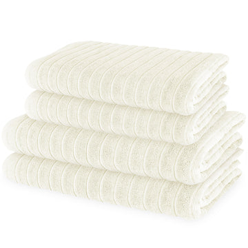 LANE LINEN Bath Towels for Bathroom Set - 100% Cotton 24 Pc Towels Set,  Absorben