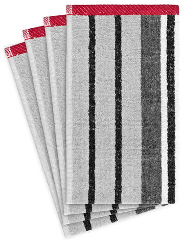 Striped Towel Set: Pack of 4 – Weave Essentials