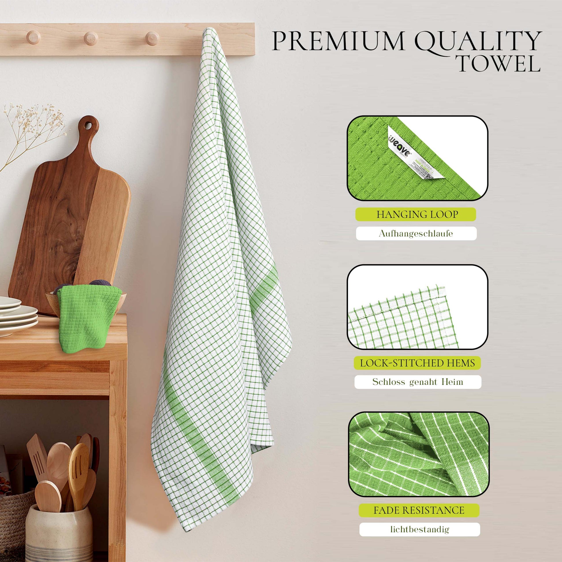 Soft & Absorbent Hand Towel & Kitchen Towel(12 Pcs) – Weave Essentials